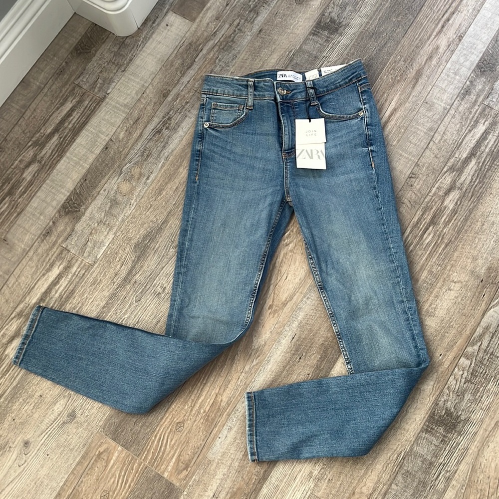Zara Mideise Ankle-Length Denim Skinny Jeans